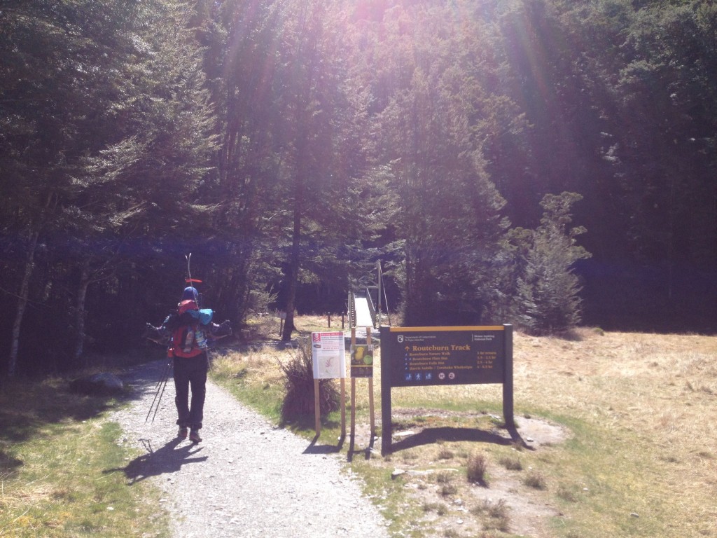 Heading into the Routeburn Track