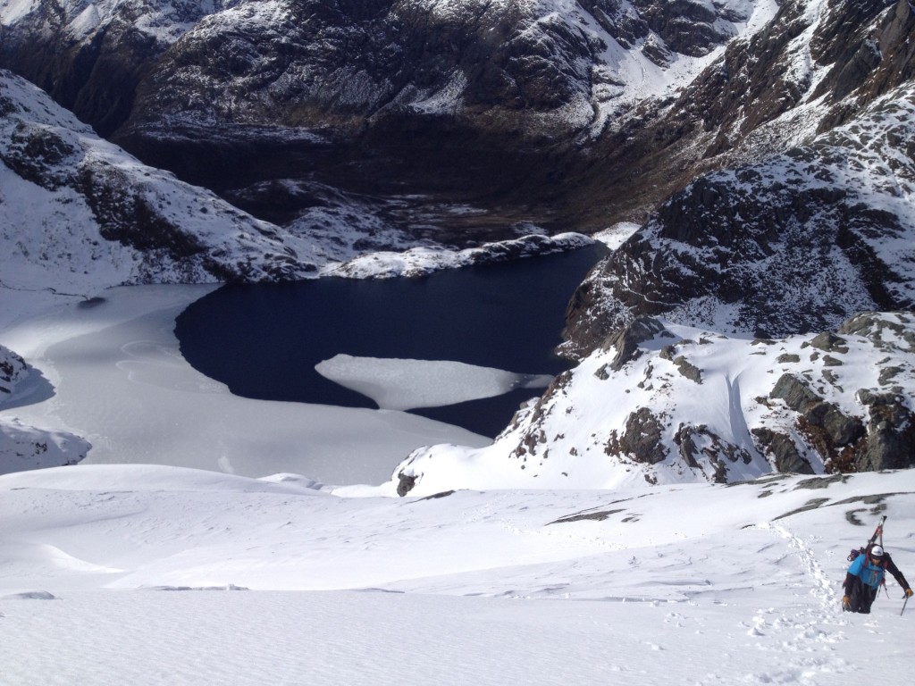 Harris Lake and a possible route around the lake