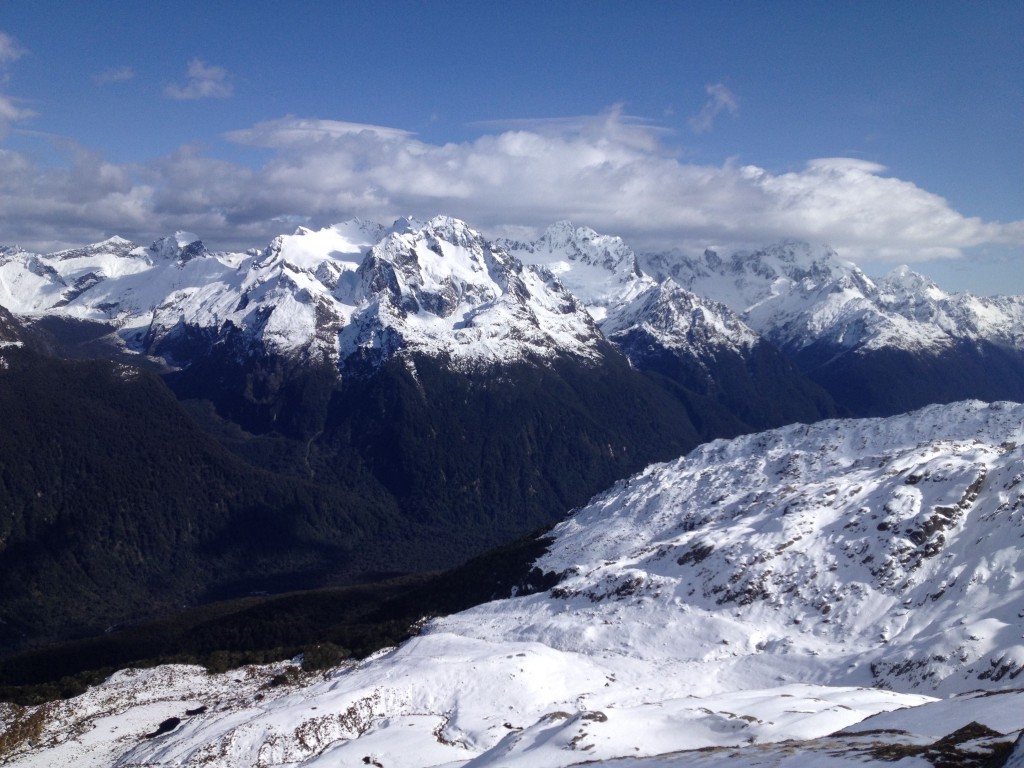 Looking off towards Fiordland