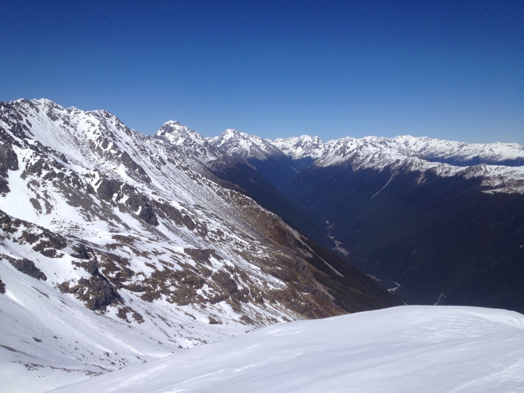 Looking up the Sabine valley