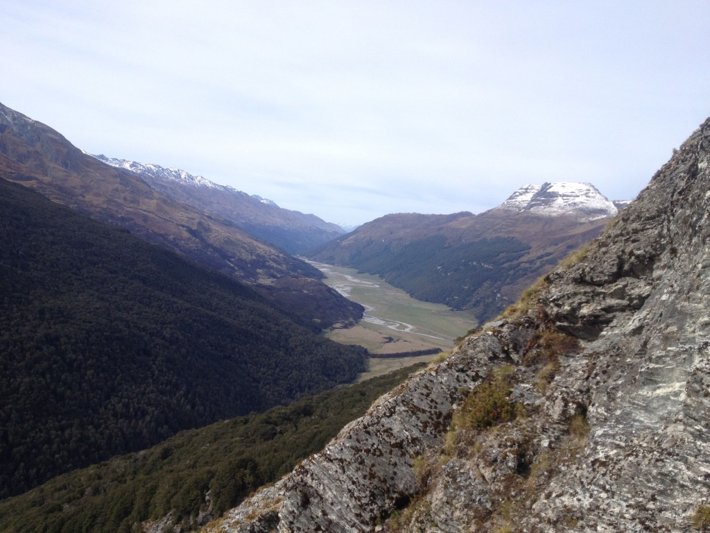 Heading up Clarke's slip