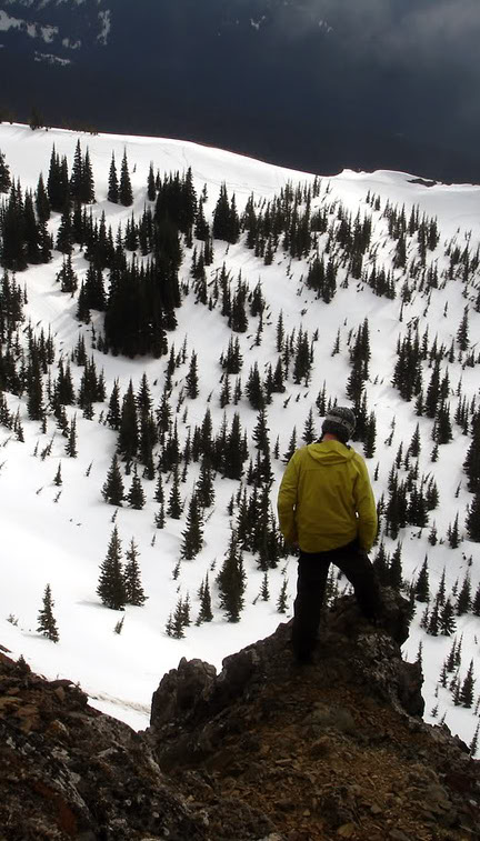 Ski touring around Corral Pass Washington