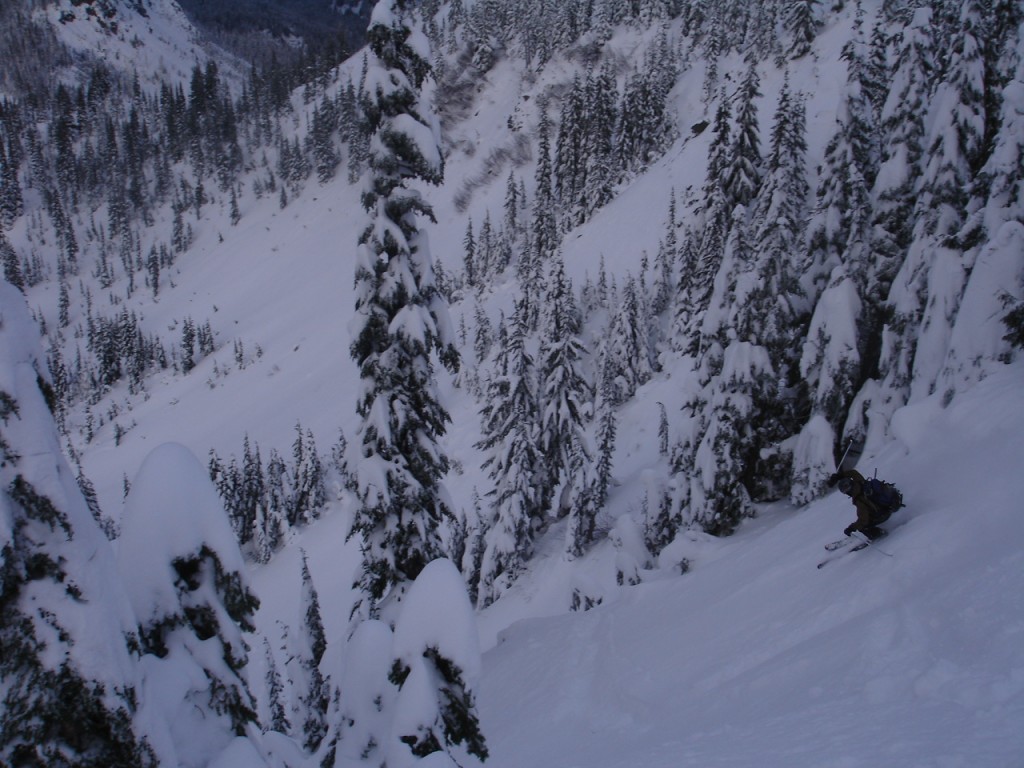 The final steep pitch before the road on Castle Peak