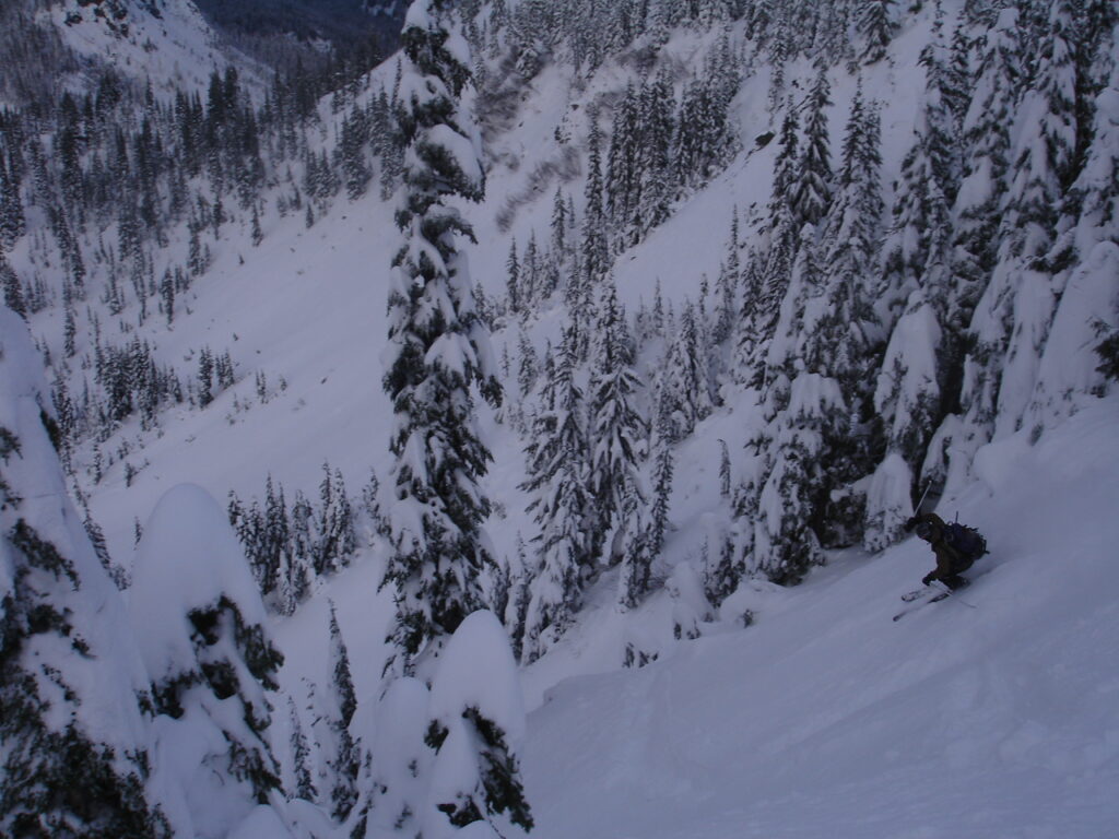 The final steep pitch before the road