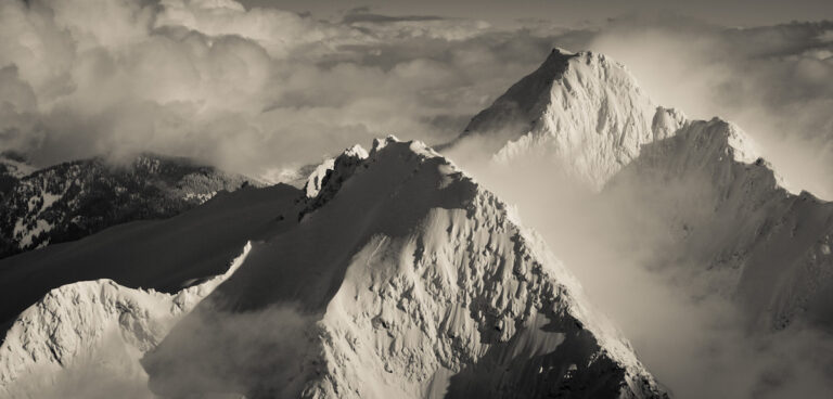 Looking at the North Sister in the Twin Sisters Range