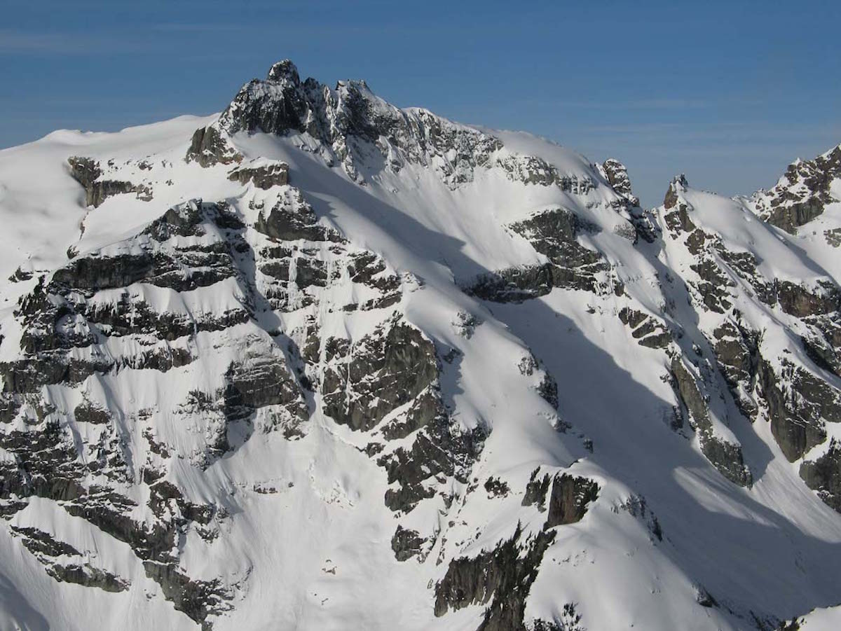 Looking at Kyes Peak in the Monte Cristo Washington