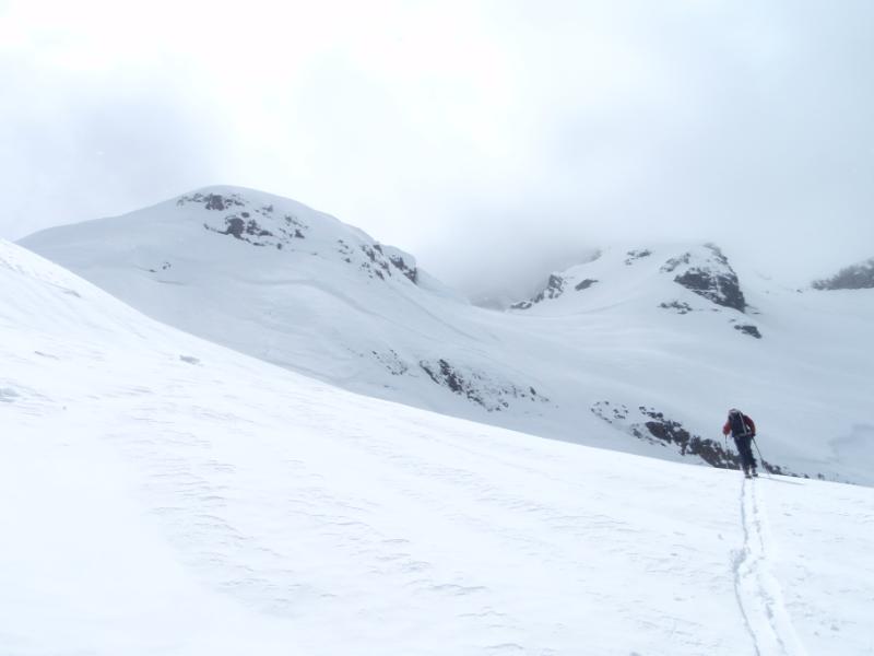 Ski Touring onto the Pride Glacier