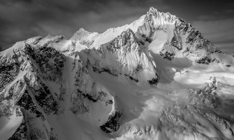 Our route snowboarding the Mary Green Glacier on Bonanza Peak