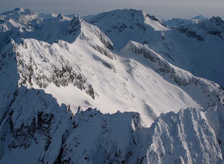 Looking at the Magic S Loop in the North Cascades of Washington