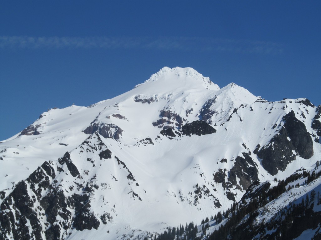 One last view of Glacier Peaks Southwest slopes