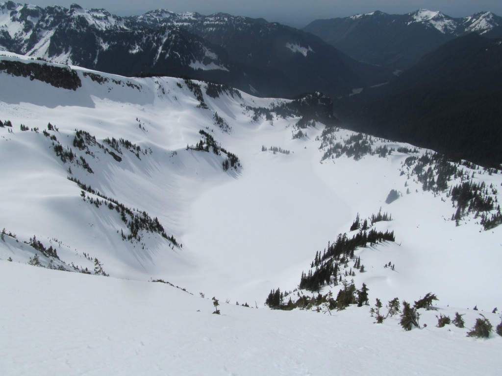 My attempt at riding to Crescent Lake before bootpacking back up