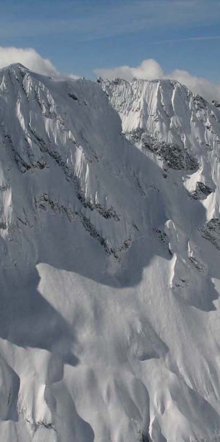 The northern chute of Maude in the north cascades of Washington