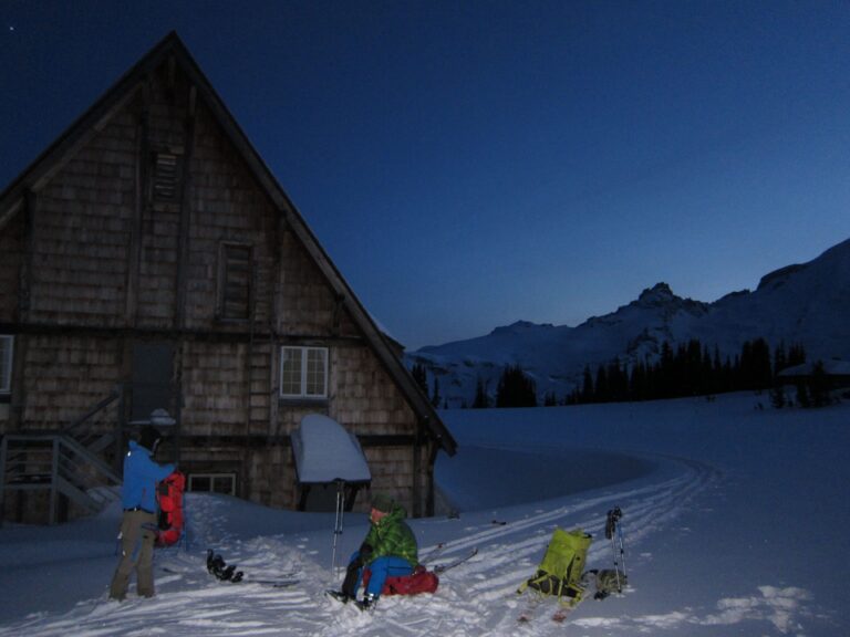 Our campsite next to the Sunrise visitor center in Mount Rainier National Park