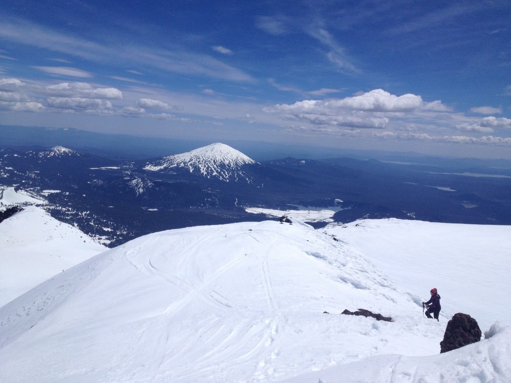 Estee on the summit