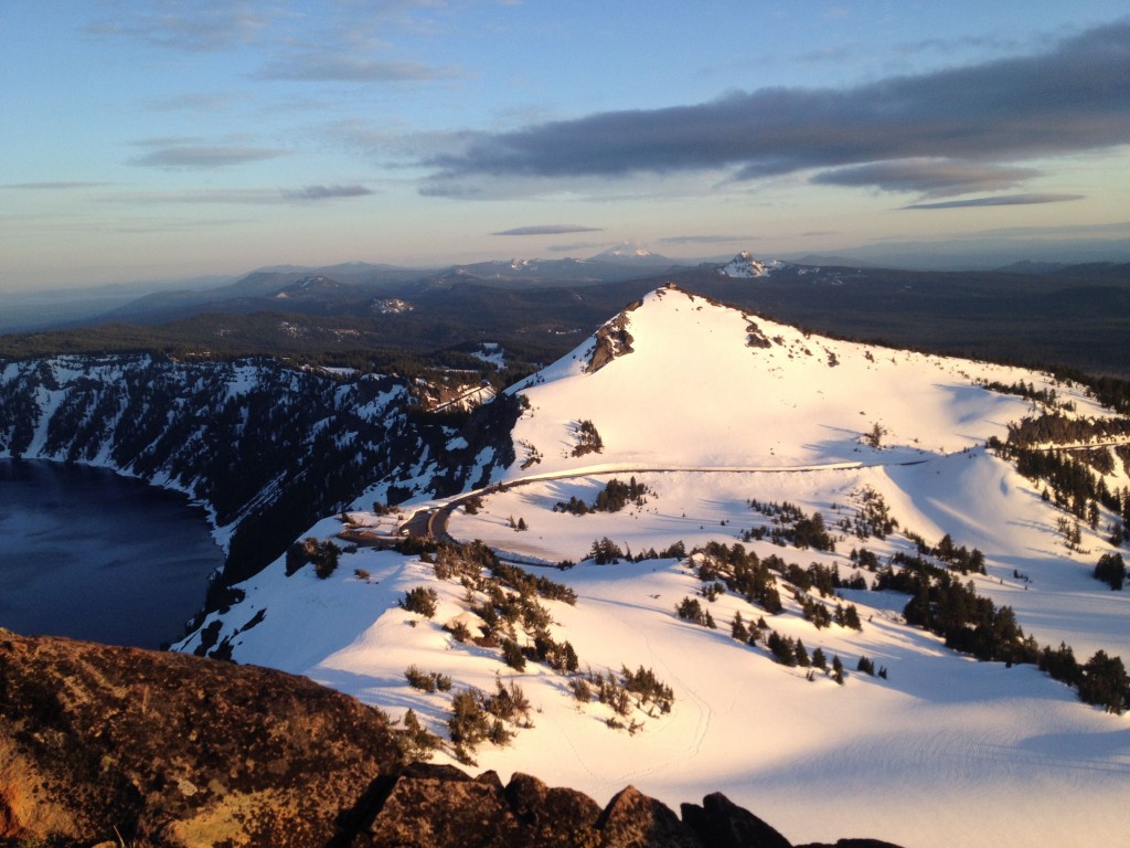 Sunset on Crater Lake