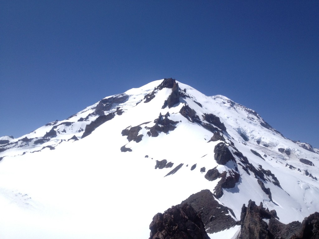 Looking up at Whitman Crest with Ohanapecosh to the left