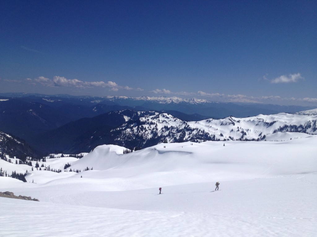 Skinning over to Banshee Peak