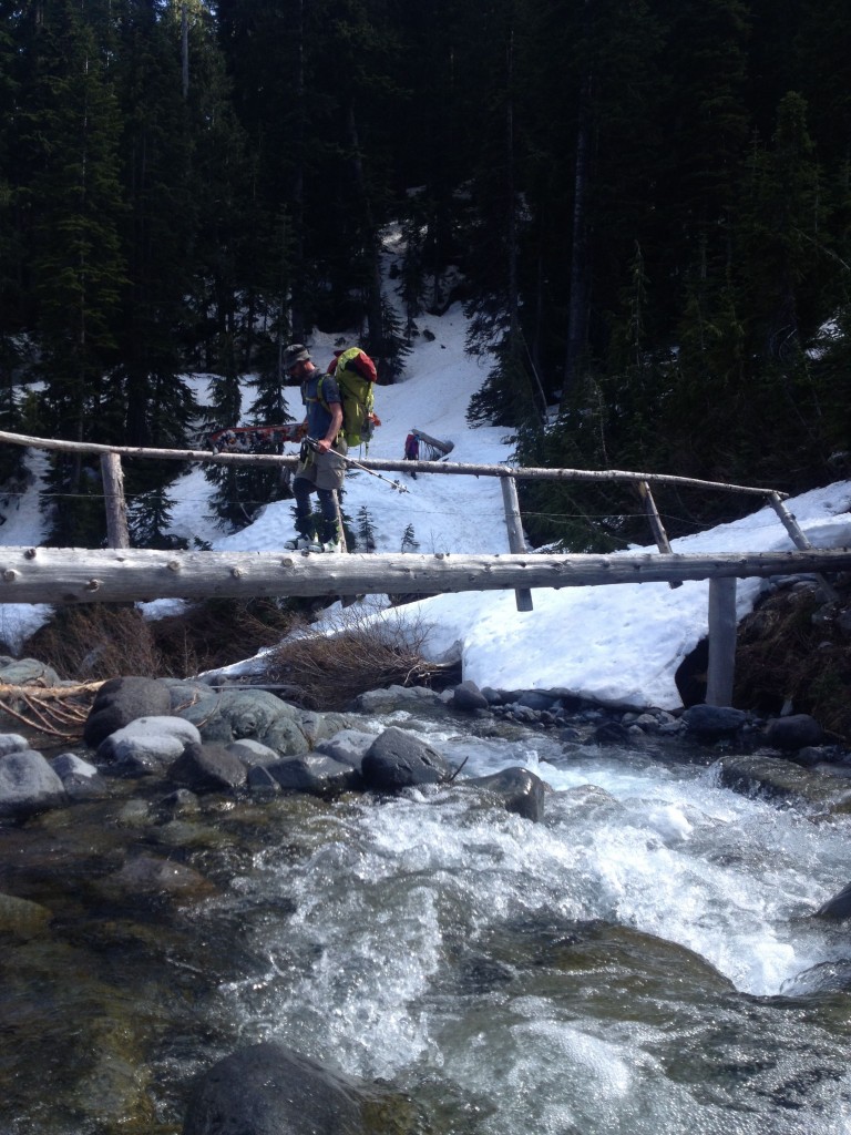 Heading back down Frying Pan Creek