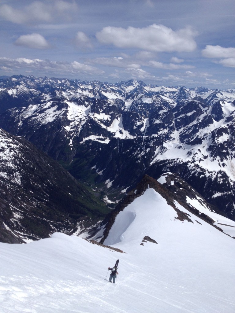 Climbing Sahale