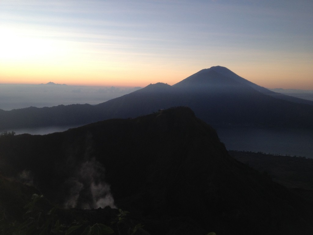 Sunrise over Baltur and Angung