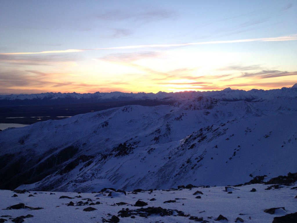 Looking to the east towards the Godley Valley