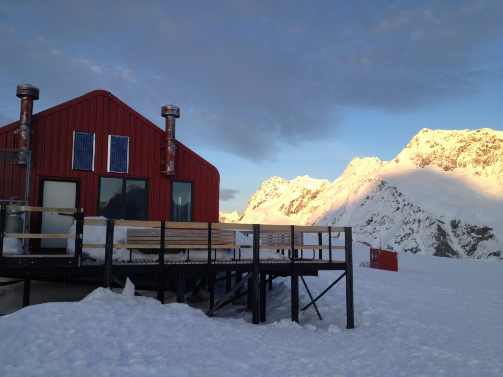 The 28 bunked Muller hut