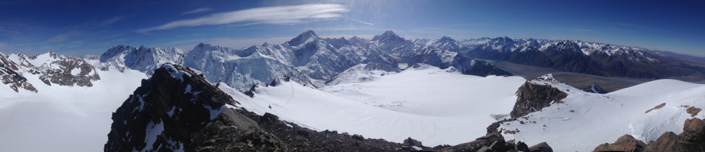 Looking at the Divide and the Tasman Valley