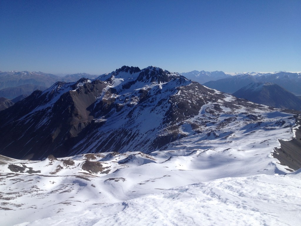 Looking out towards Mt. Olympus which is on the opposite side of the mountain