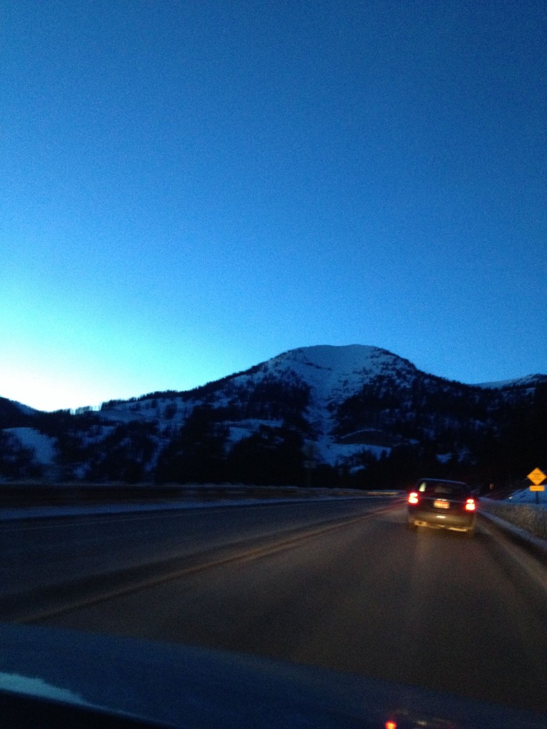 Dusk on Teton Pass