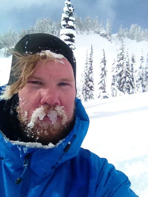 Enjoying my snow beard