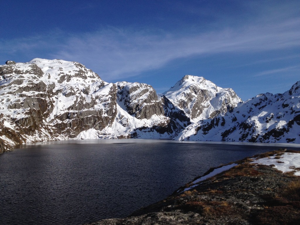 Crossing Harris Lake