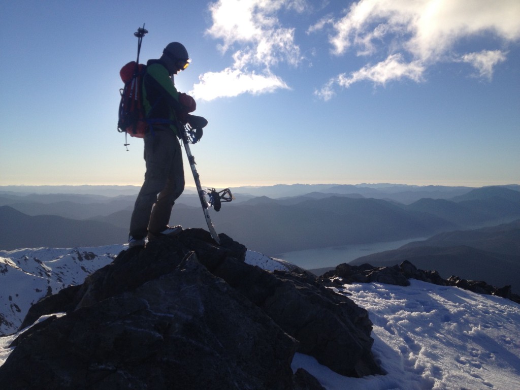 Looking out among Nelson Lakes