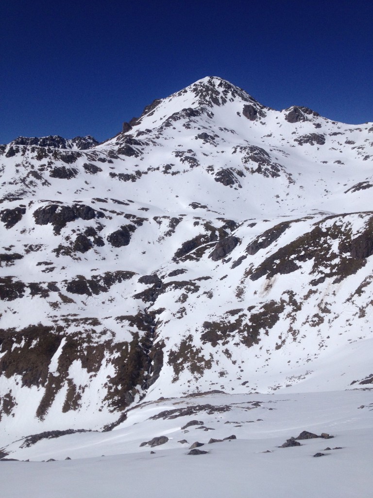 Mount Angelus laking snow