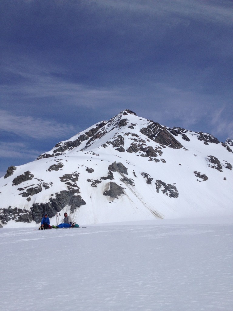 Hanging out with Mount Cooper in the background