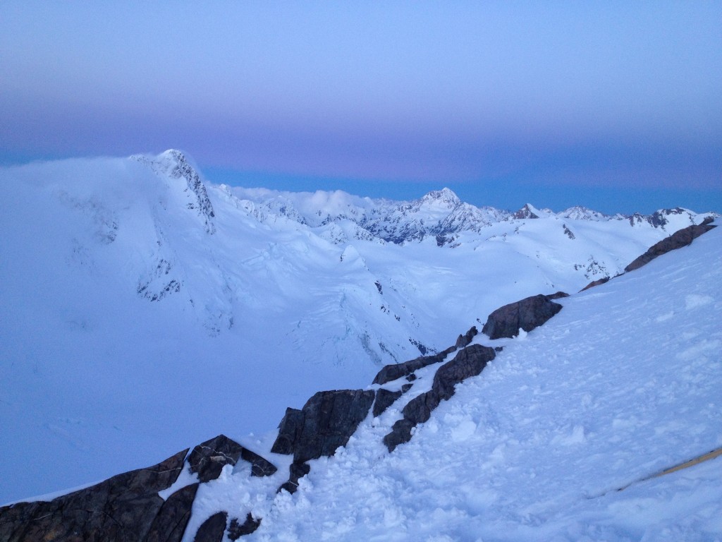 Looking towards the Murchison Glacier