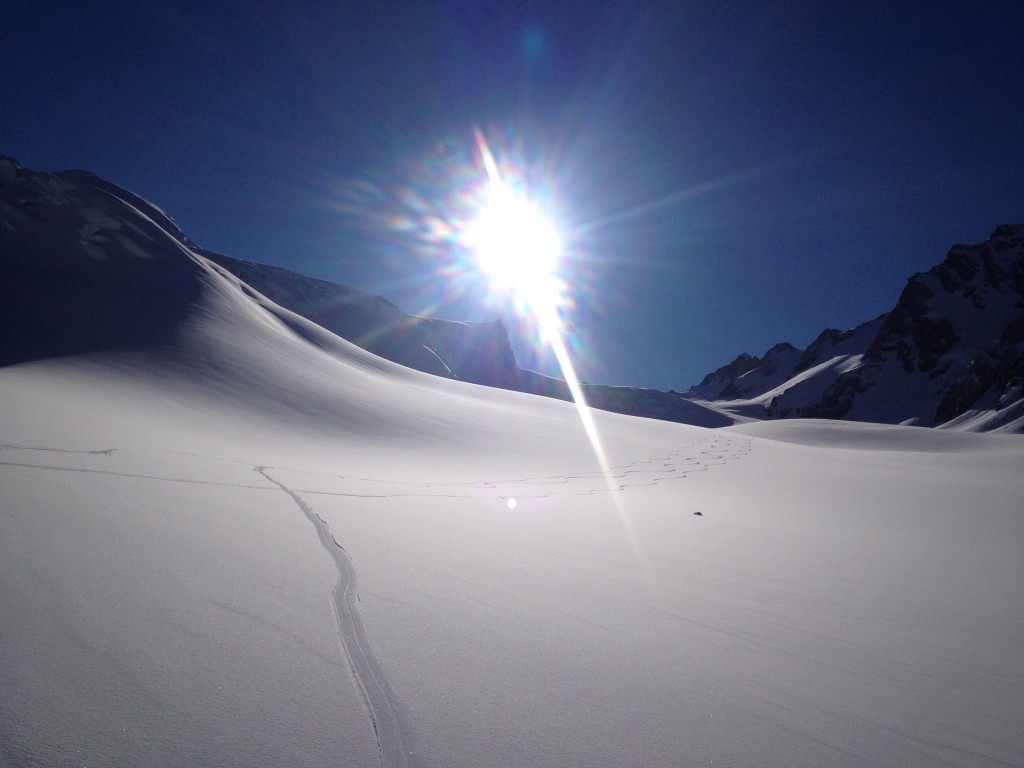 Glacier Pow turns