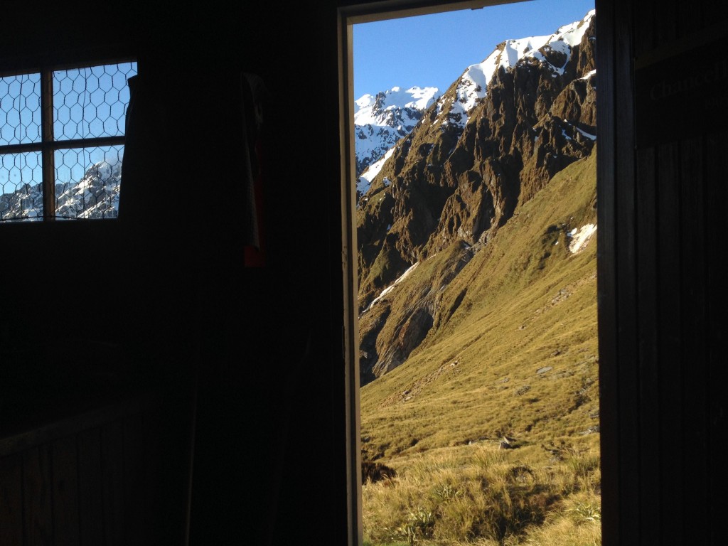 The view from a hut built in 1912