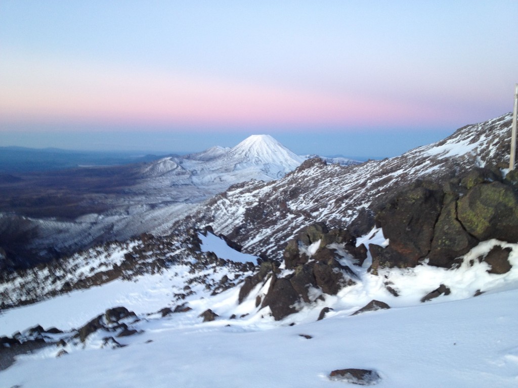 Sunset over Mt. Ngauruhoe