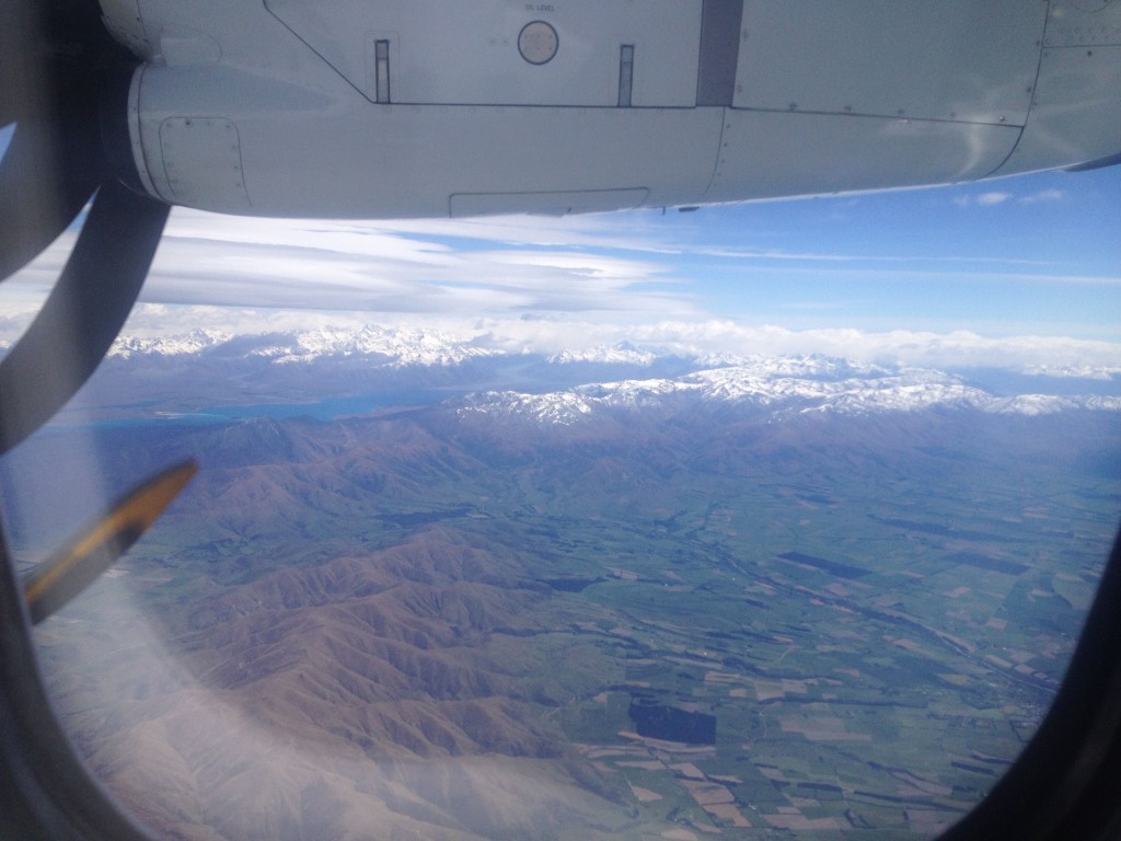 Looking towards Lake Tekapo and the Mckenzie country