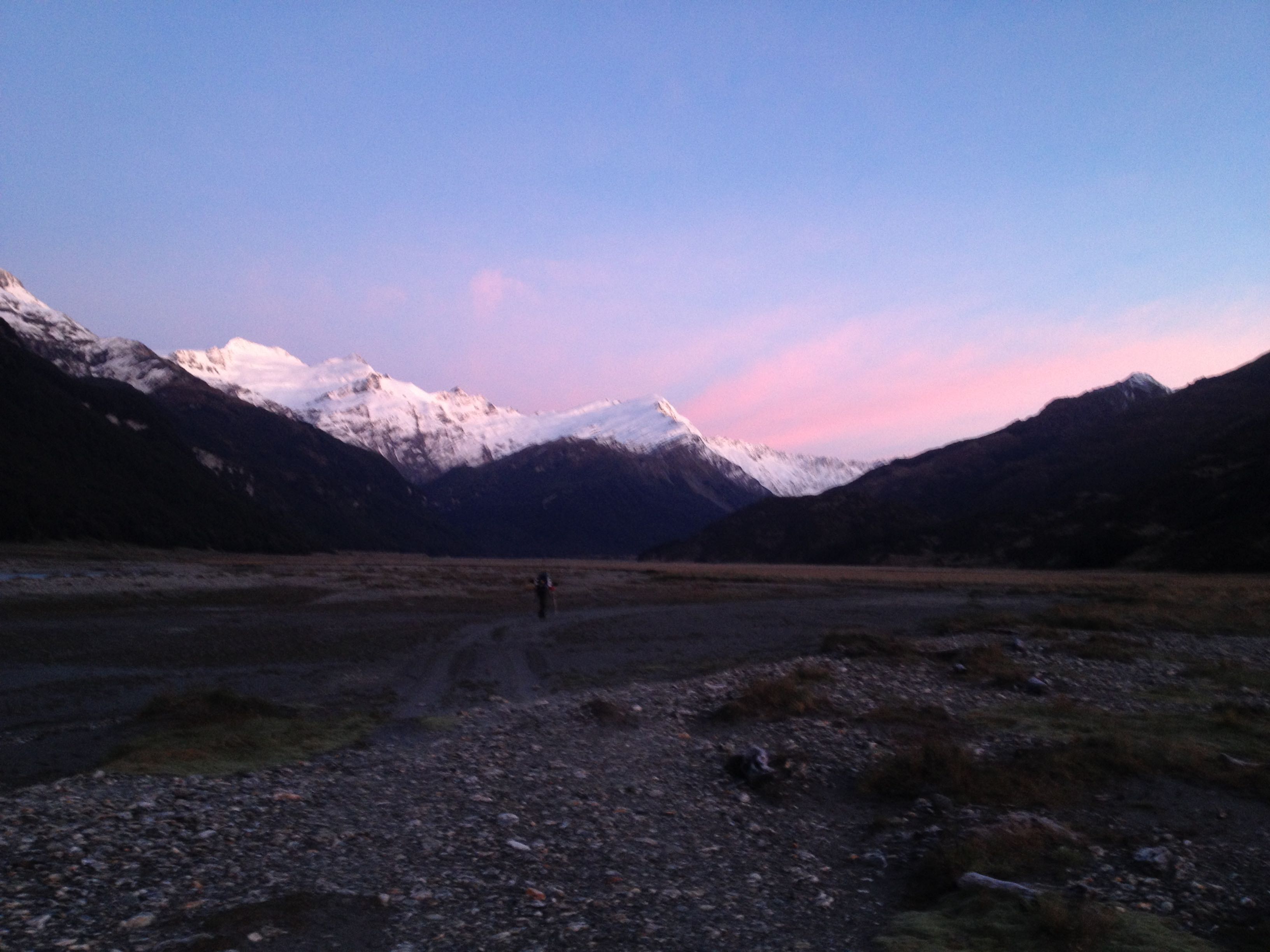 Ski Touring Mount Clark in the Reese Valley of New Zealand