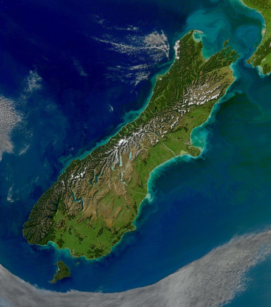 The South Island of New Zealand