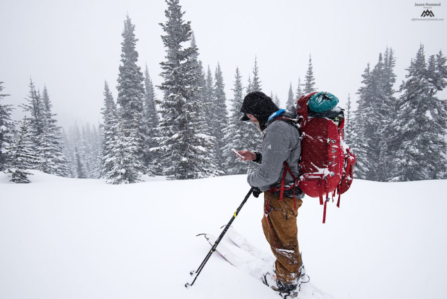 Ski touring from Crystal Mountain to Stampede Pass Washington