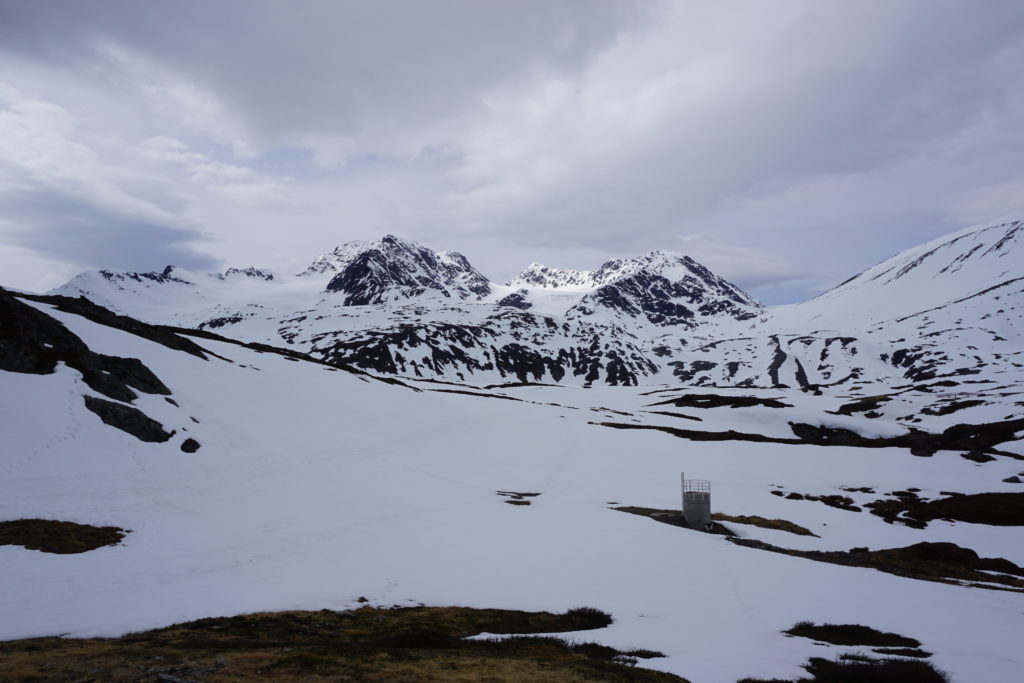 Looking into the Lygnen Alps