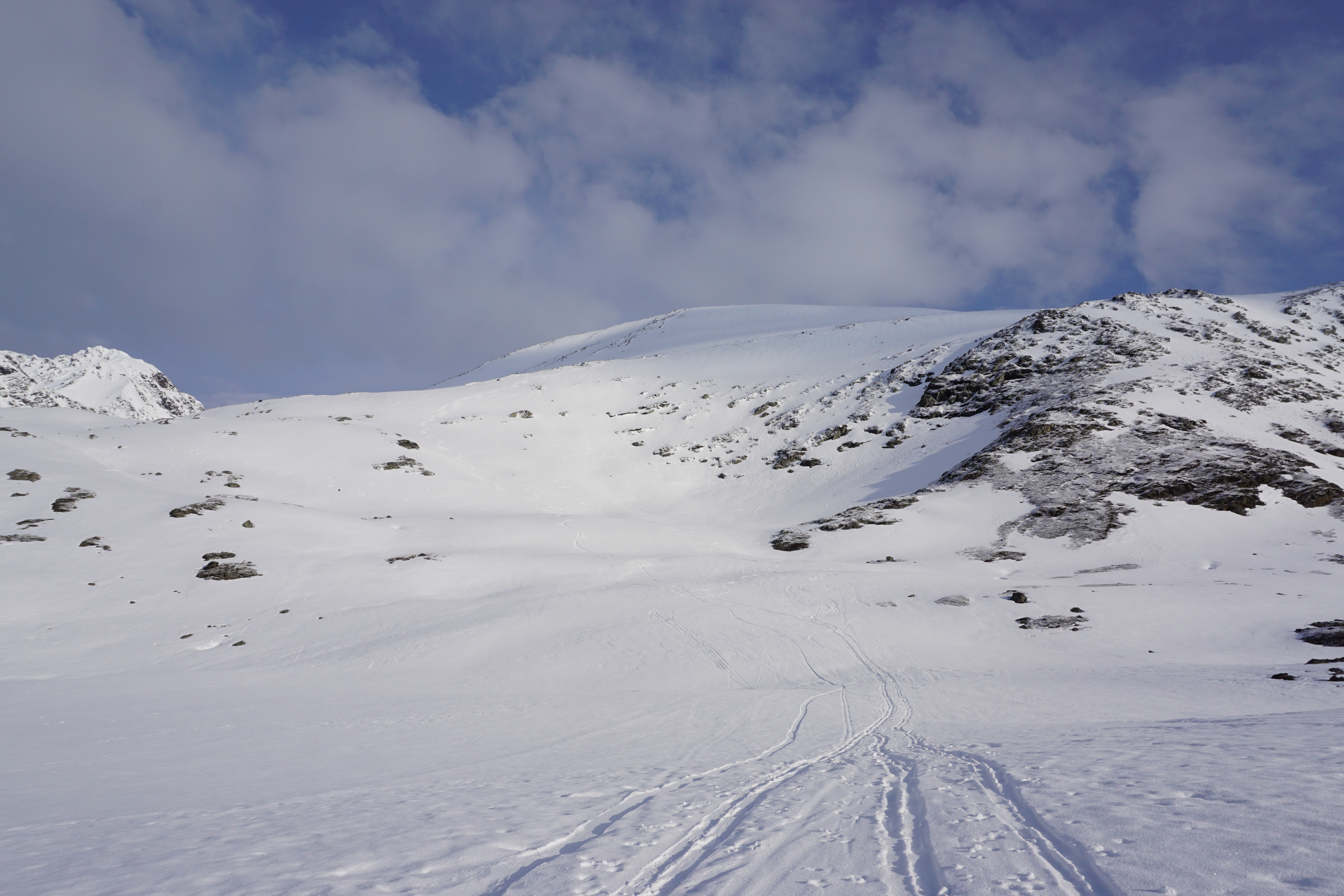 Looking back up Fastdalstinden