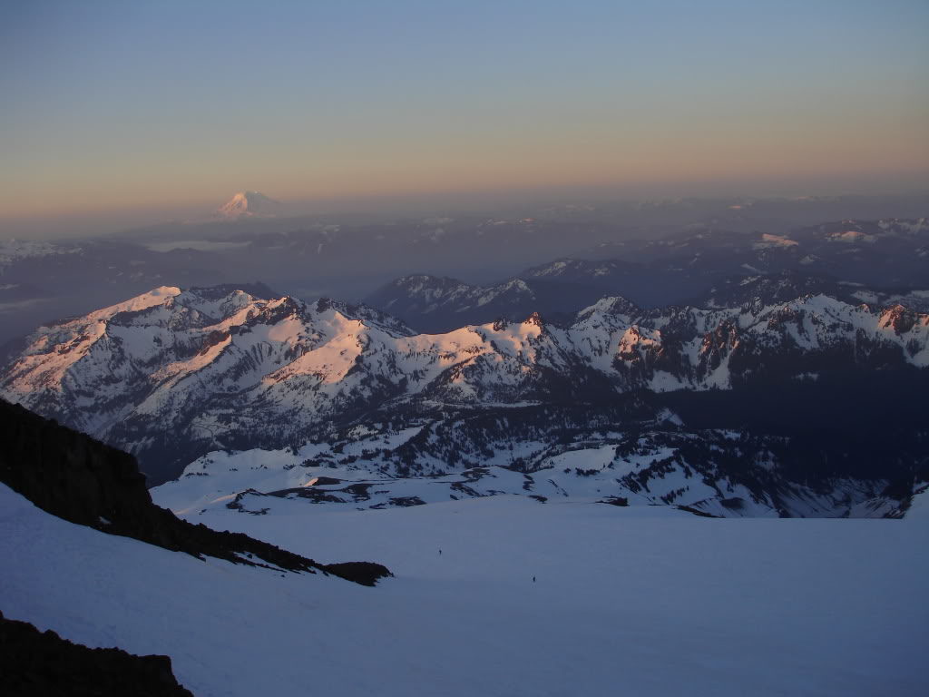 The Tatoosh Range and Mt Adams