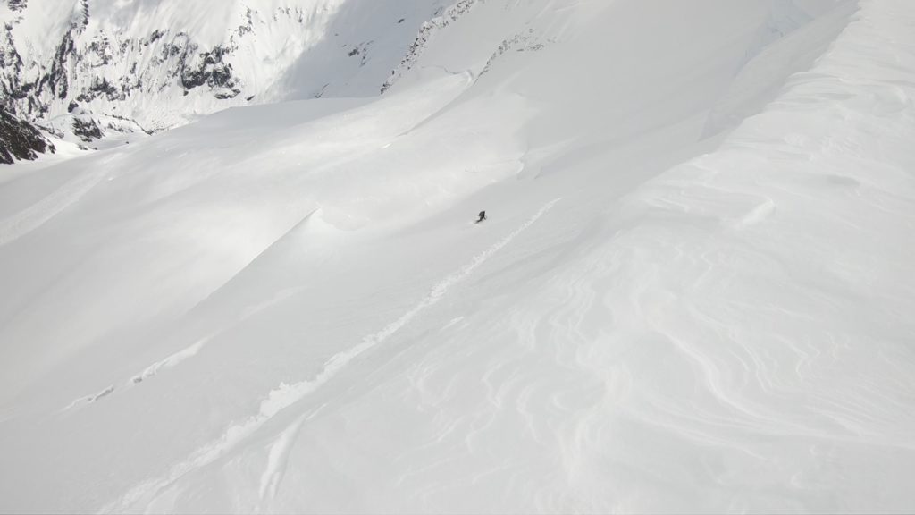 Dropping into the Nooksack Cirque