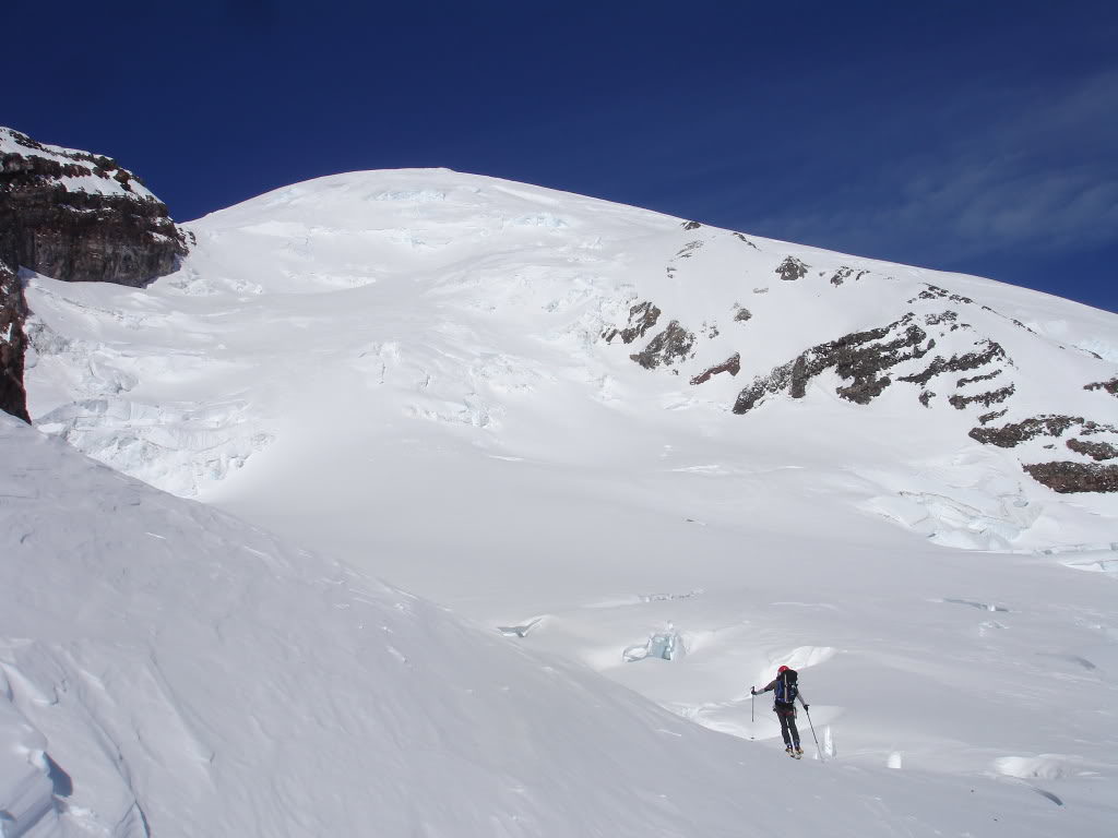 Amar skinning up the Ingraham direct route