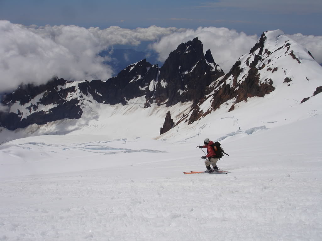 A great spring day riding the Squak Glacier