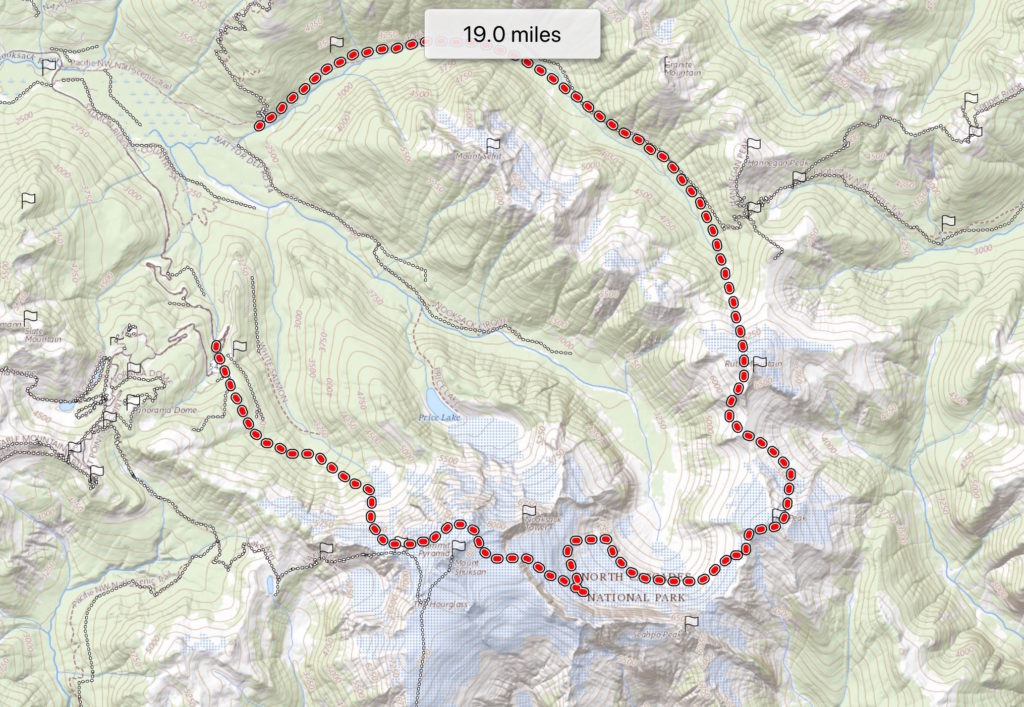 A Map of the Nooksack Traverse