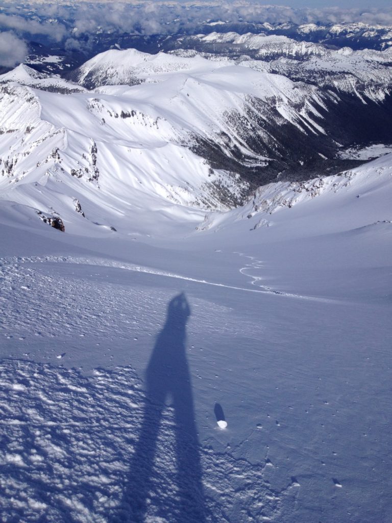 Putting first tracks down the Interglacier